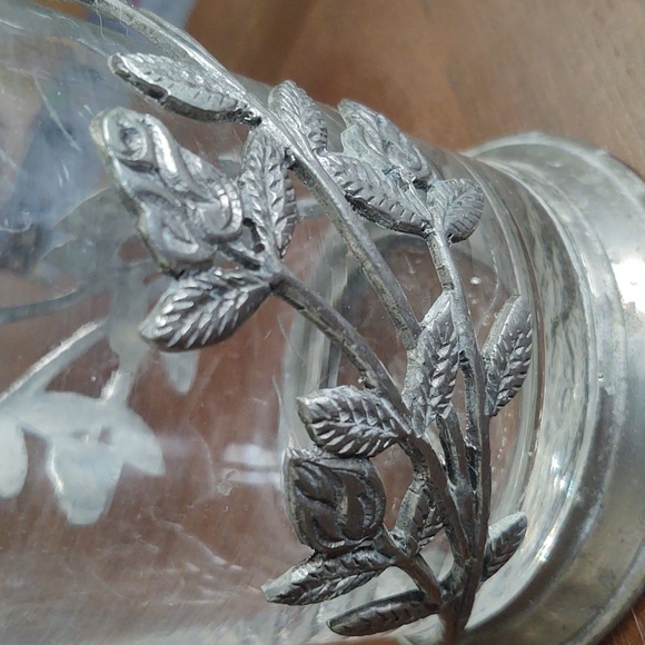 Labrezel Rose Pewter Glass Canister - Picture 4 of 4